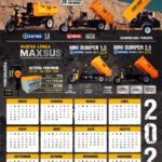 Calendario de Pared de 50x70 calibre 12